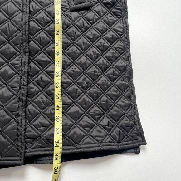 Mayson The Label Quilted Cape Coat Black One Size Small Medium - Picture 10 of 11
